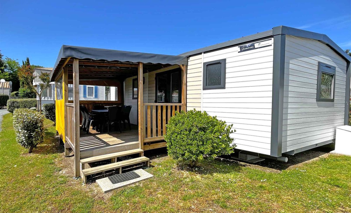 Mobil-home Premium Family 3 chambres  6 personnes | Camping*** La Chênaie location de mobil homes La Palmyre