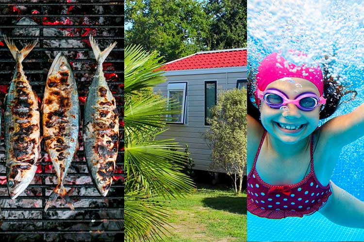 location mobil-homes camping 3 étoiles calme propre familial La Palmyre Royan Charente Maritime